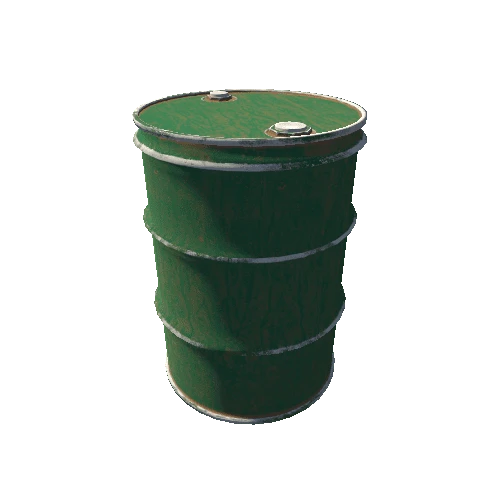 Three_Ridge _Barrel_Two_Caps_Dirty_Green